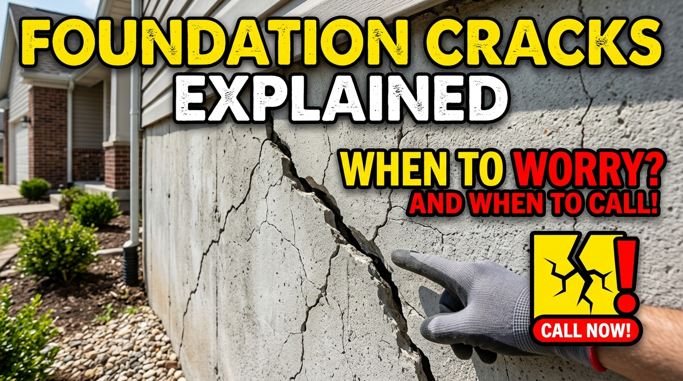 Foundation Cracks Explained: When to Worry and When to Call a Professional Foundation Cracks Explained: When to Worry and When to Call a Professional